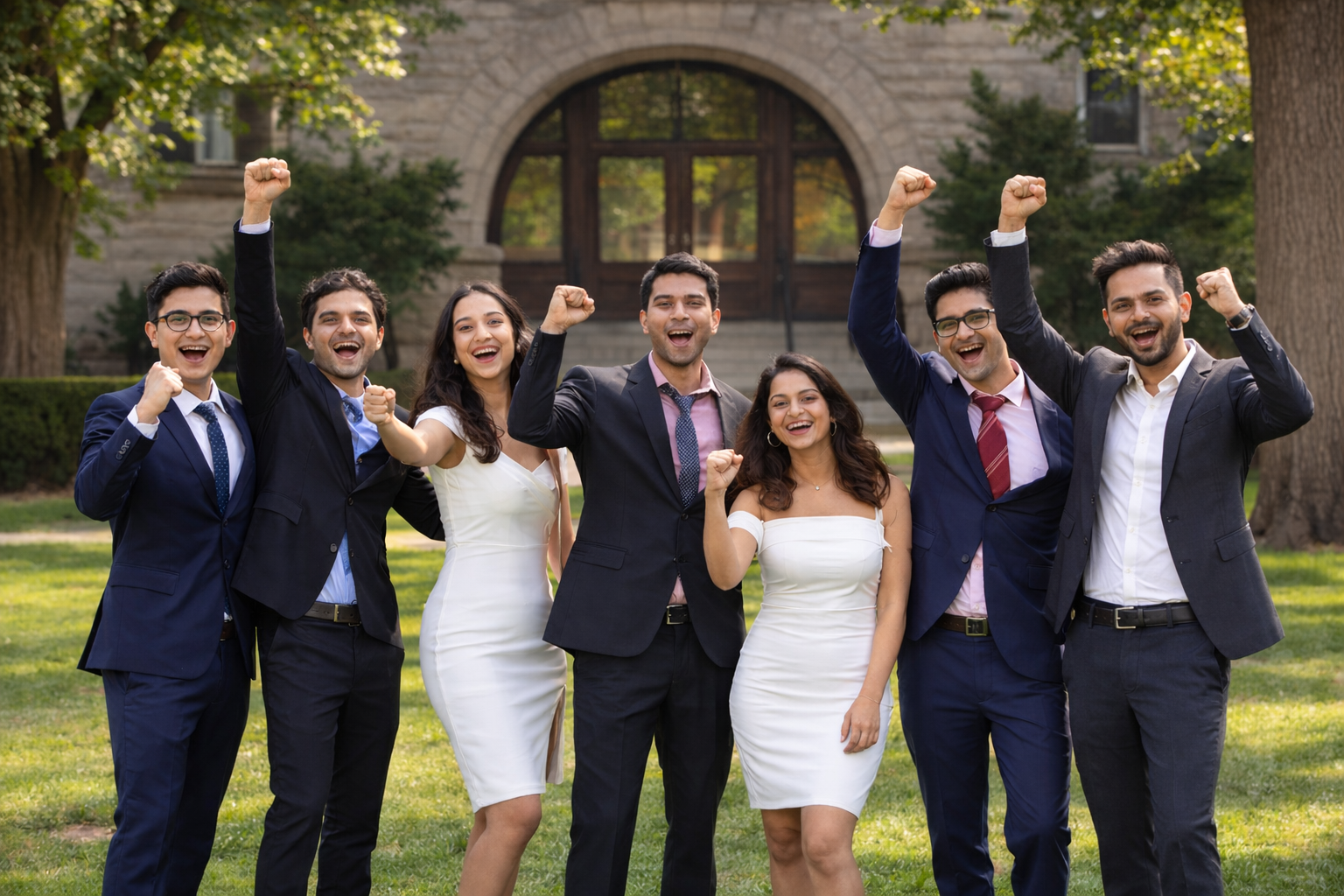 Law students celebrating